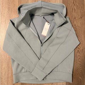 CALIA by Carrie Underwood Light sage Zip-Up Hoodie